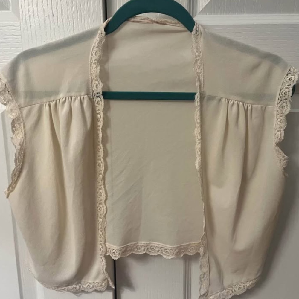Vintage Romantic Babydoll Bolero Vest